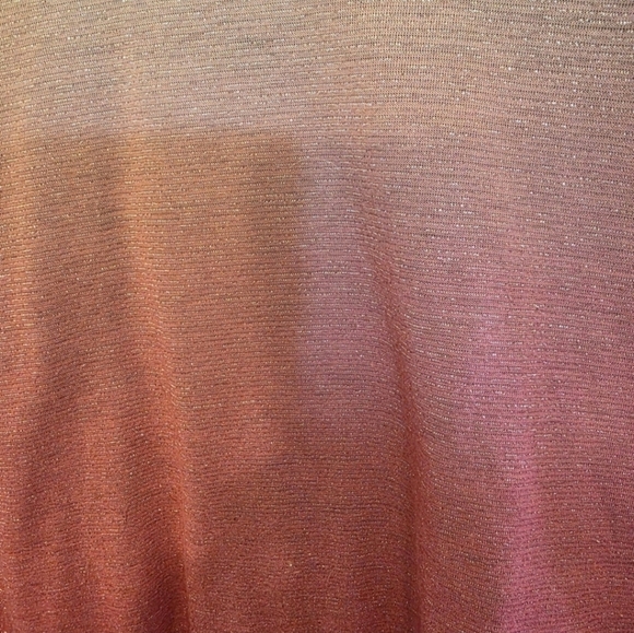 Maurices Ombre Sparkle Dolman Top- Size Medium - Picture 4 of 4
